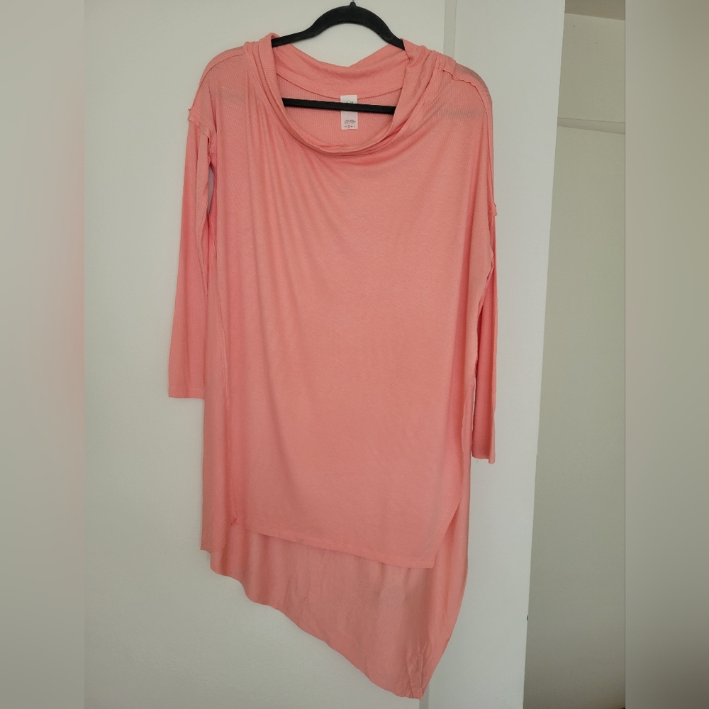 Free People lightweight coral sweater